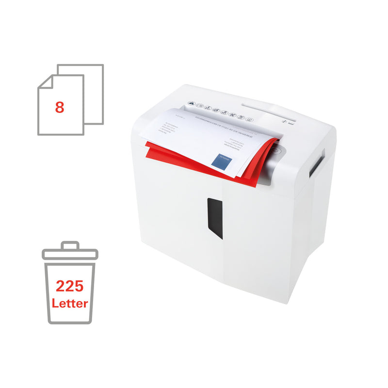 HSM shredstar X8 3/16 x 1 1/8 inch with separate CD cutting unit - HSM1044w