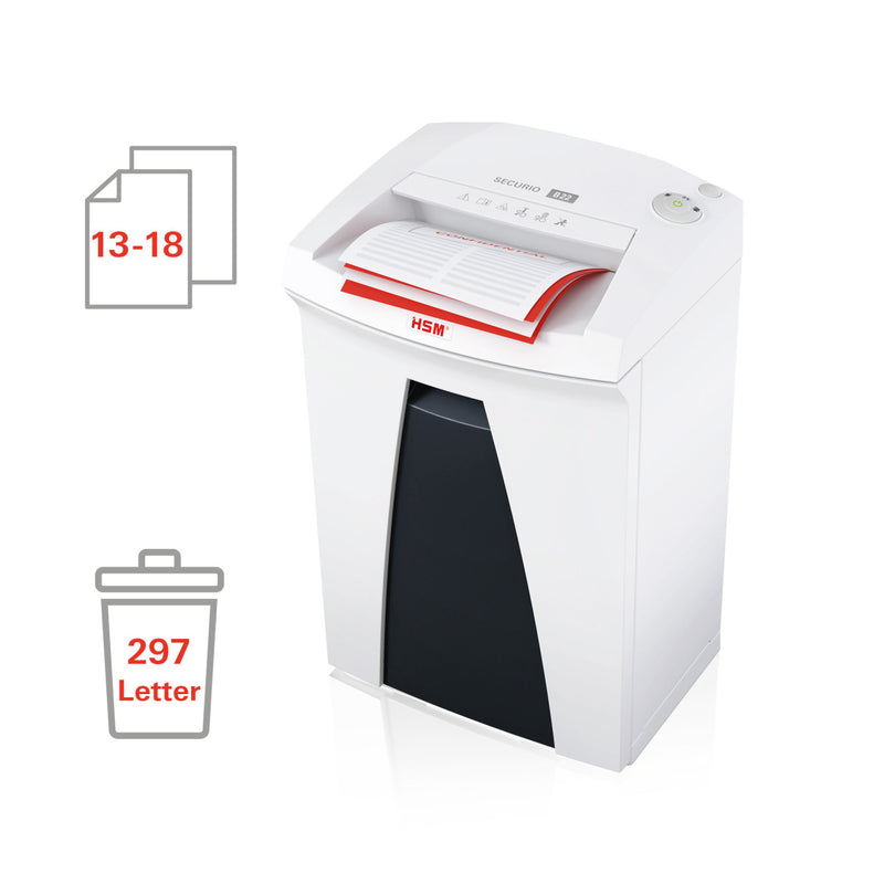 HSM SECURIO B22 1/8 inch Strip Cut Document Shredder - HSM1830