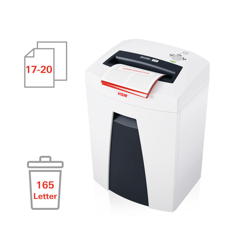HSM SECURIO C18 1/4 inch Strip Cut Document Shredder - HSM1911