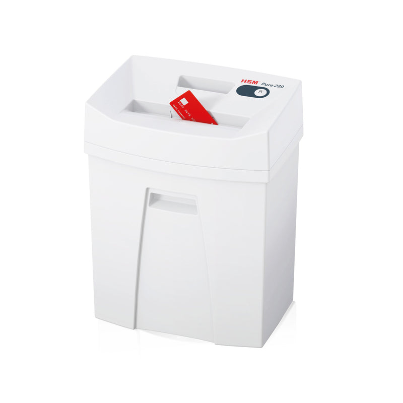 HSM Pure 220 5/32 x 1 Cross Cut Document Shredder - HSM2323