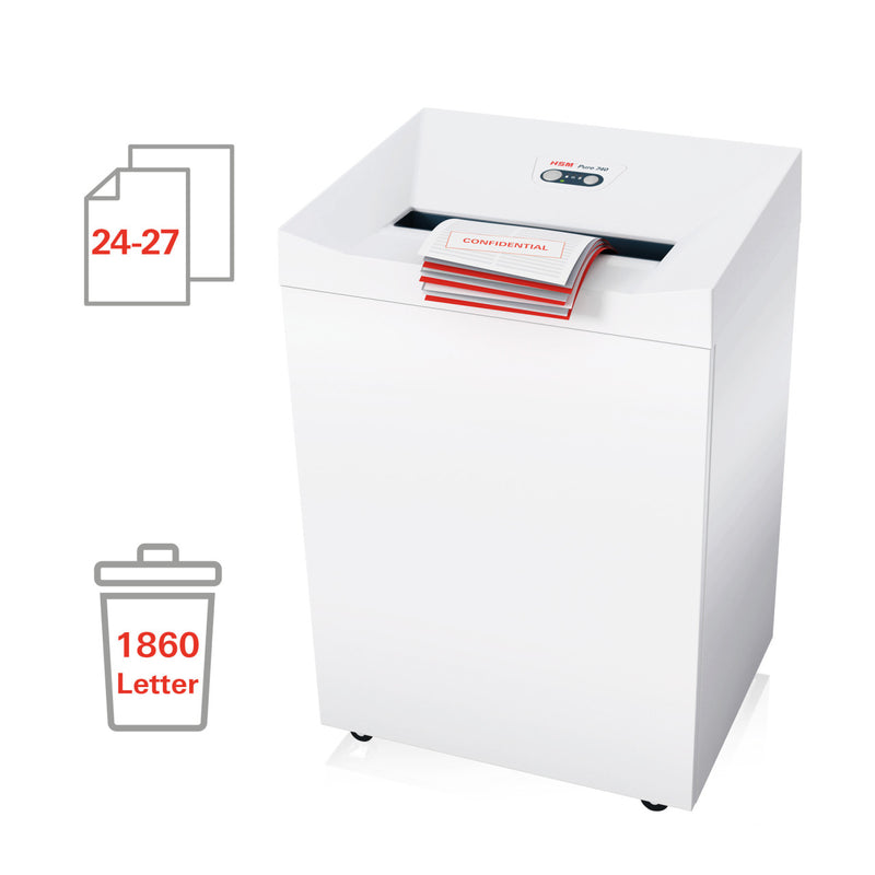 HSM Pure 740 3/16 x 1 1/8 Cross Cut Document Shredder - HSM2373