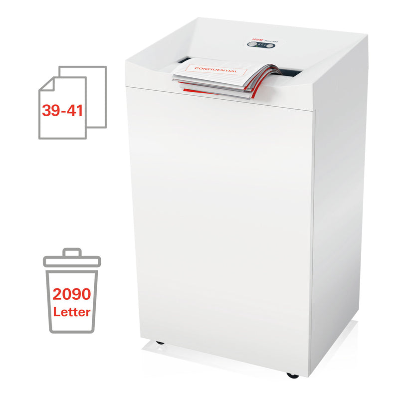 HSM Pure 940 3/16 x 1 1/8 Cross Cut Document Shredder - HSM2393