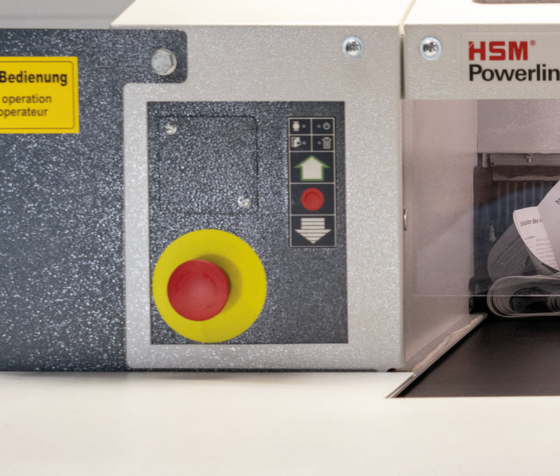 HSM Powerline SP 4040 V - 1/4 x 2 Industrial Shredder and Baler - HSM3514