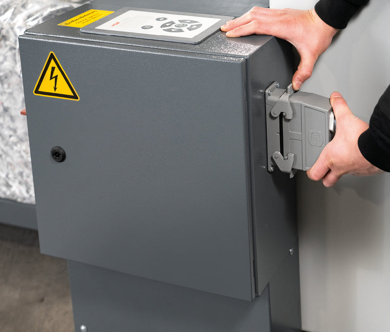 HSM Powerline SP 5080 - 7/16 x 1 1/2 - 3 5/32 Industrial Shredder and Baler - HSM365520