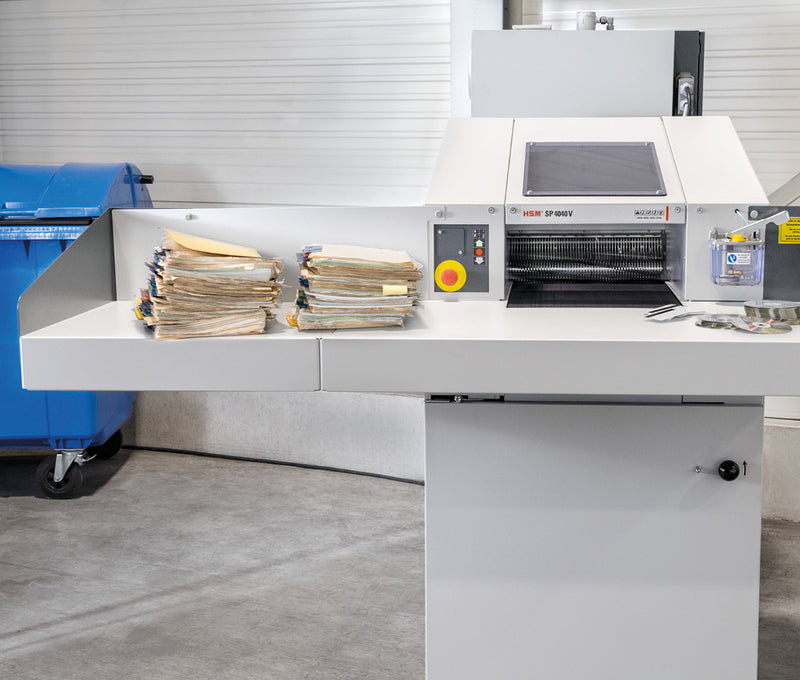 HSM Powerline FA 400.2 1/4 Strip Cut Document Shredder - HSM1513