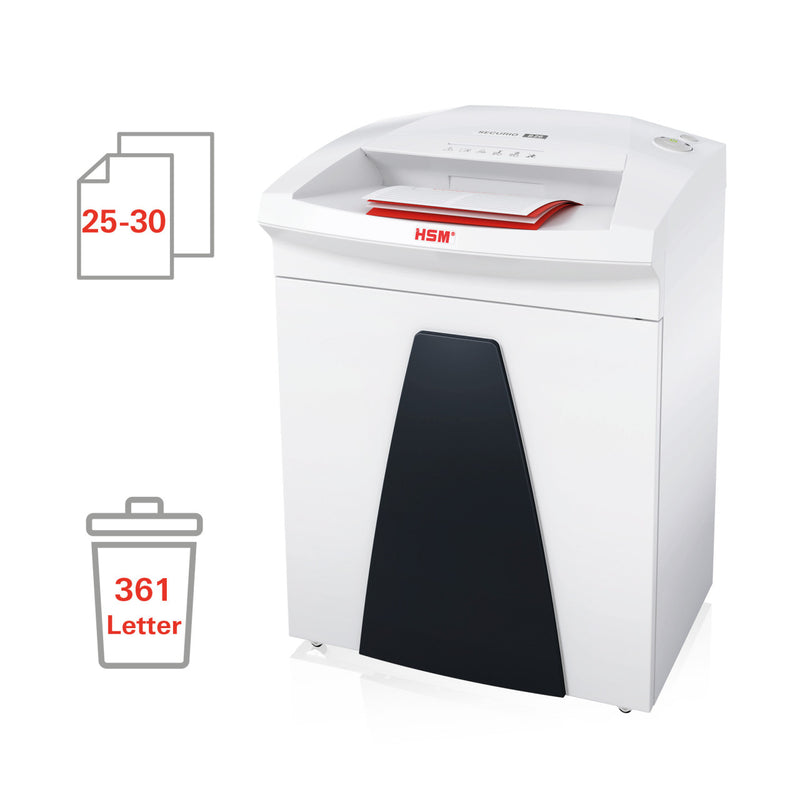 HSM SECURIO B26 1/4 inch Strip Cut Document Shredder - HSM1801