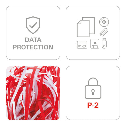 HSM SECURIO P44i 1/8 Inch Strip Cut Document Shredder - HSM1870