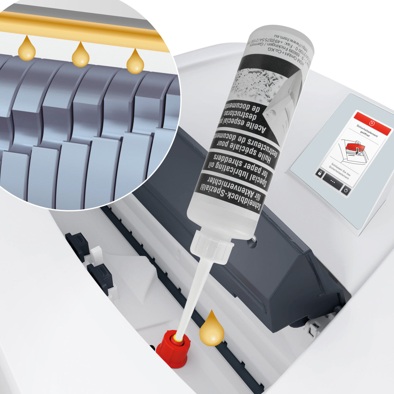 HSM SECURIO P44i 1/32 x 3/16 plus metal detection and separate OMDD cutting unit 2x2mm