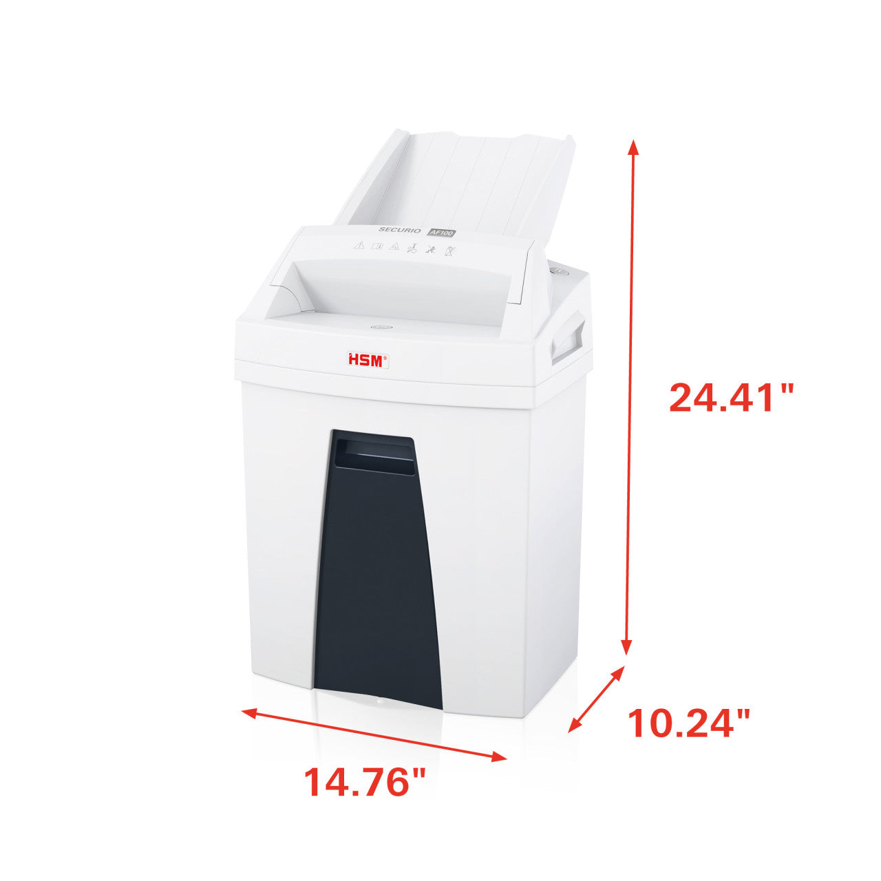 HSM SECURIO AF100 5/32 x 1 AutoFeed Document Shredder - HSM2063