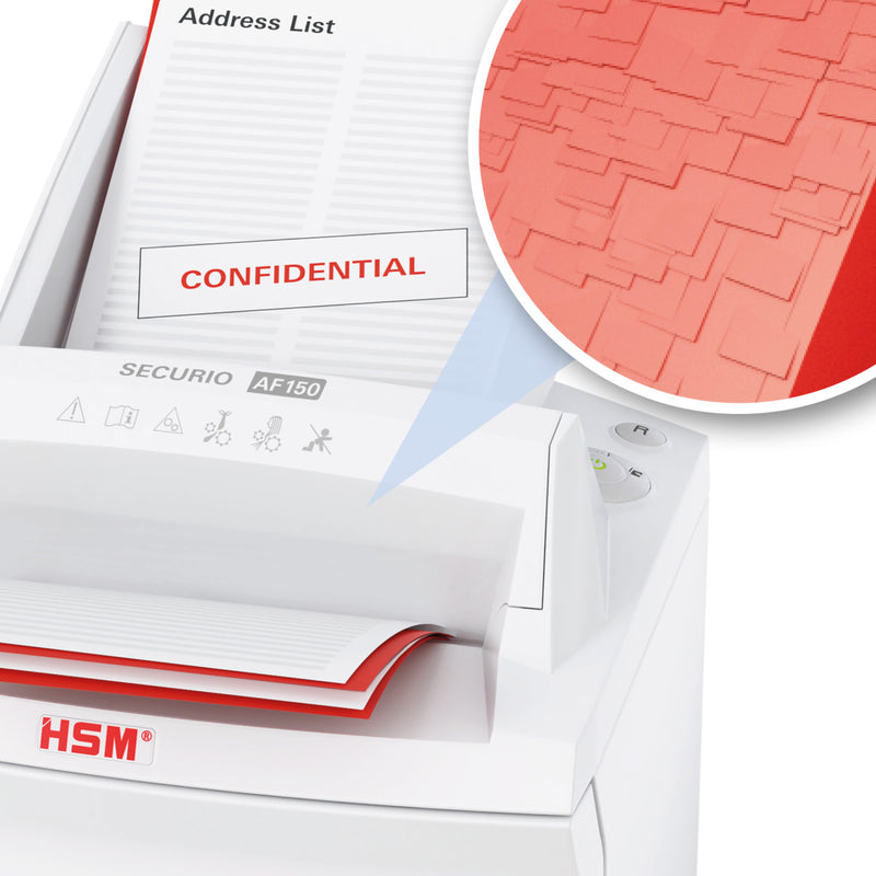 HSM SECURIO AF150 3/16 x 1 1/8 AutoFeed Document Shredder - HSM2083