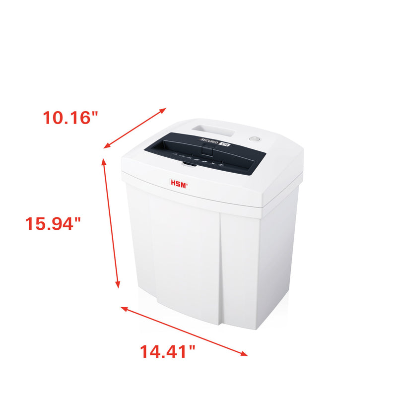 HSM SECURIO C14 1/8 Inch Strip Cut Document Shredder - HSM2250