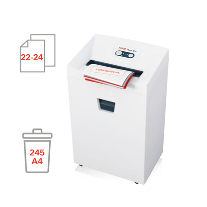 HSM Pure 420 1/4 inch Strip Cut Document Shredder - HSM2341