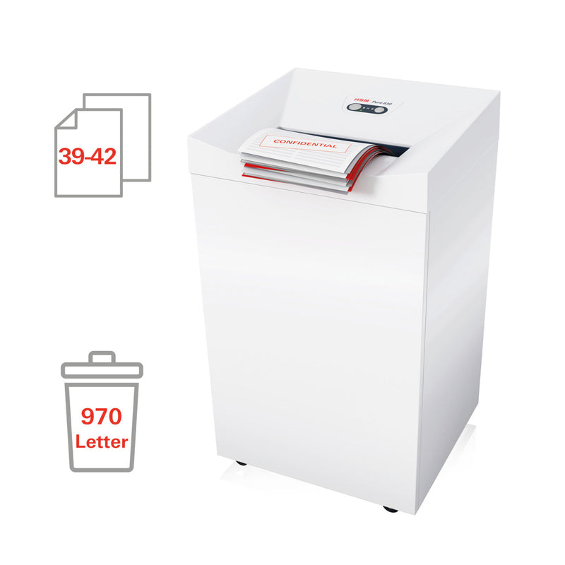 HSM Pure 630 1/4 Inch Strip Cut Document Shredder - HSM2361