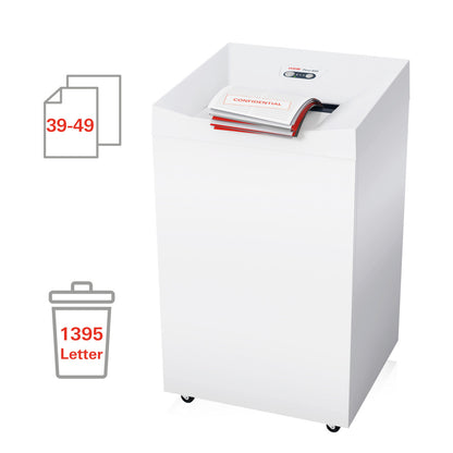 HSM Pure 830 1/8 inch Strip Cut Document Shredder - HSM2380