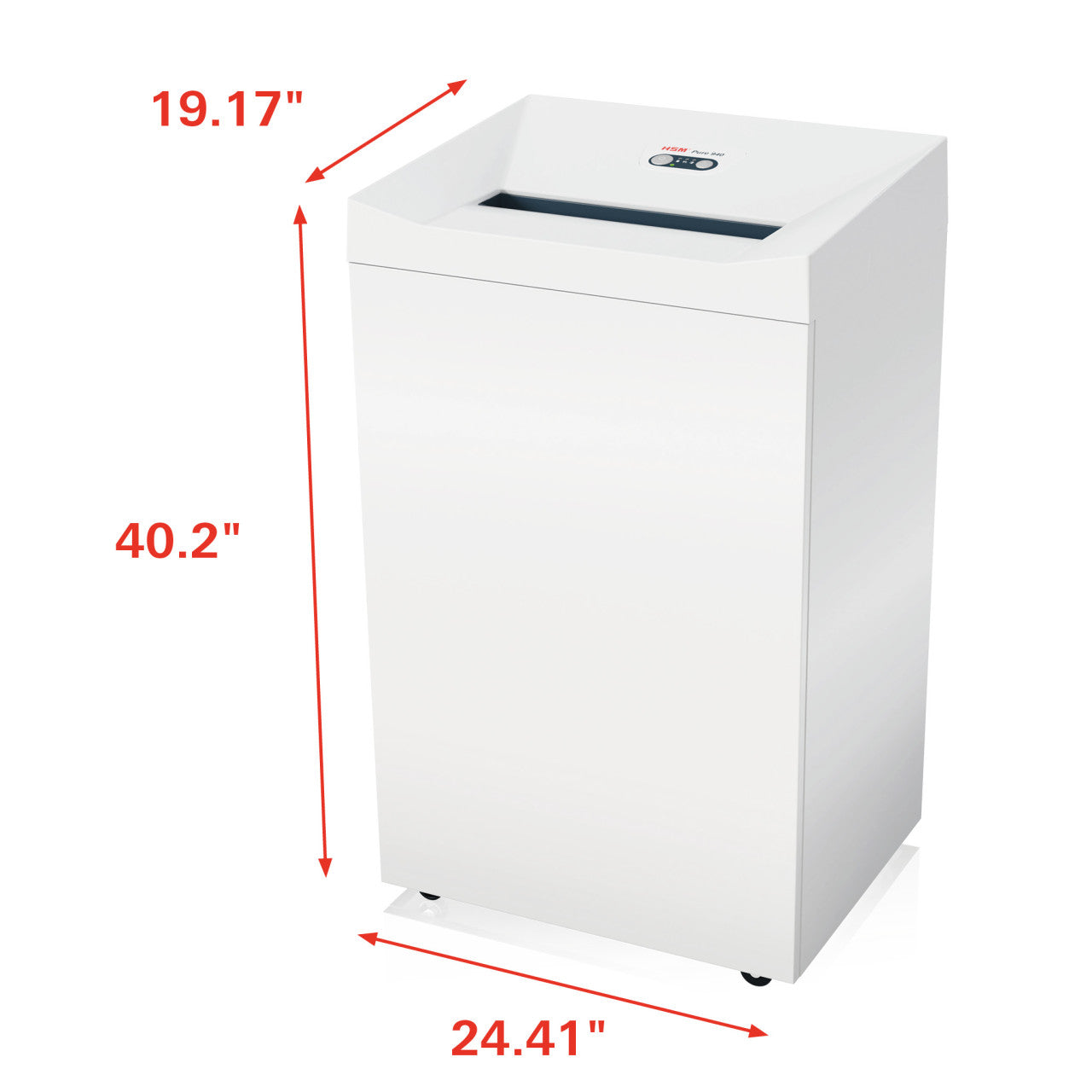 HSM Pure 940 3/16 x 1 1/8 Cross Cut Document Shredder - HSM2393