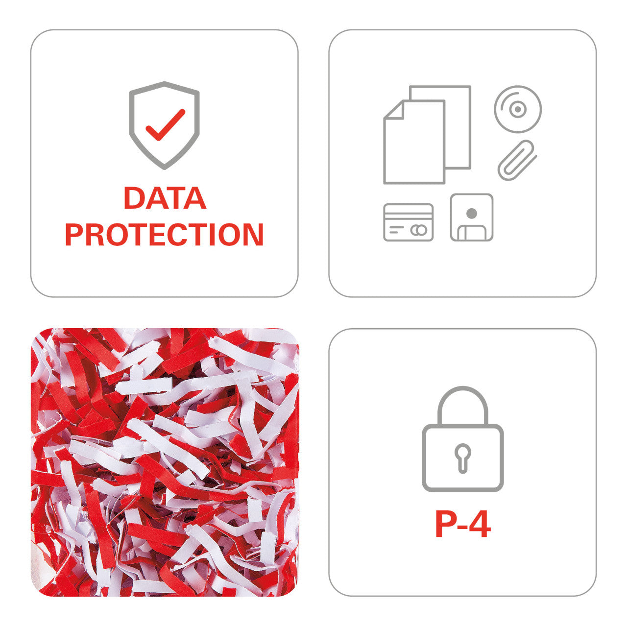 HSM Pure 940 3/16 x 1 1/8 Cross Cut Document Shredder - HSM2393