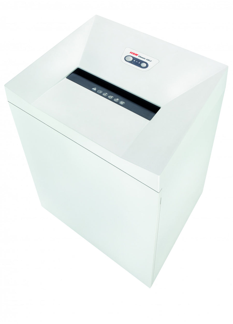 HSM Classic 125.2 Level P-7 Cross Cut Shredder with Automatic Oiler