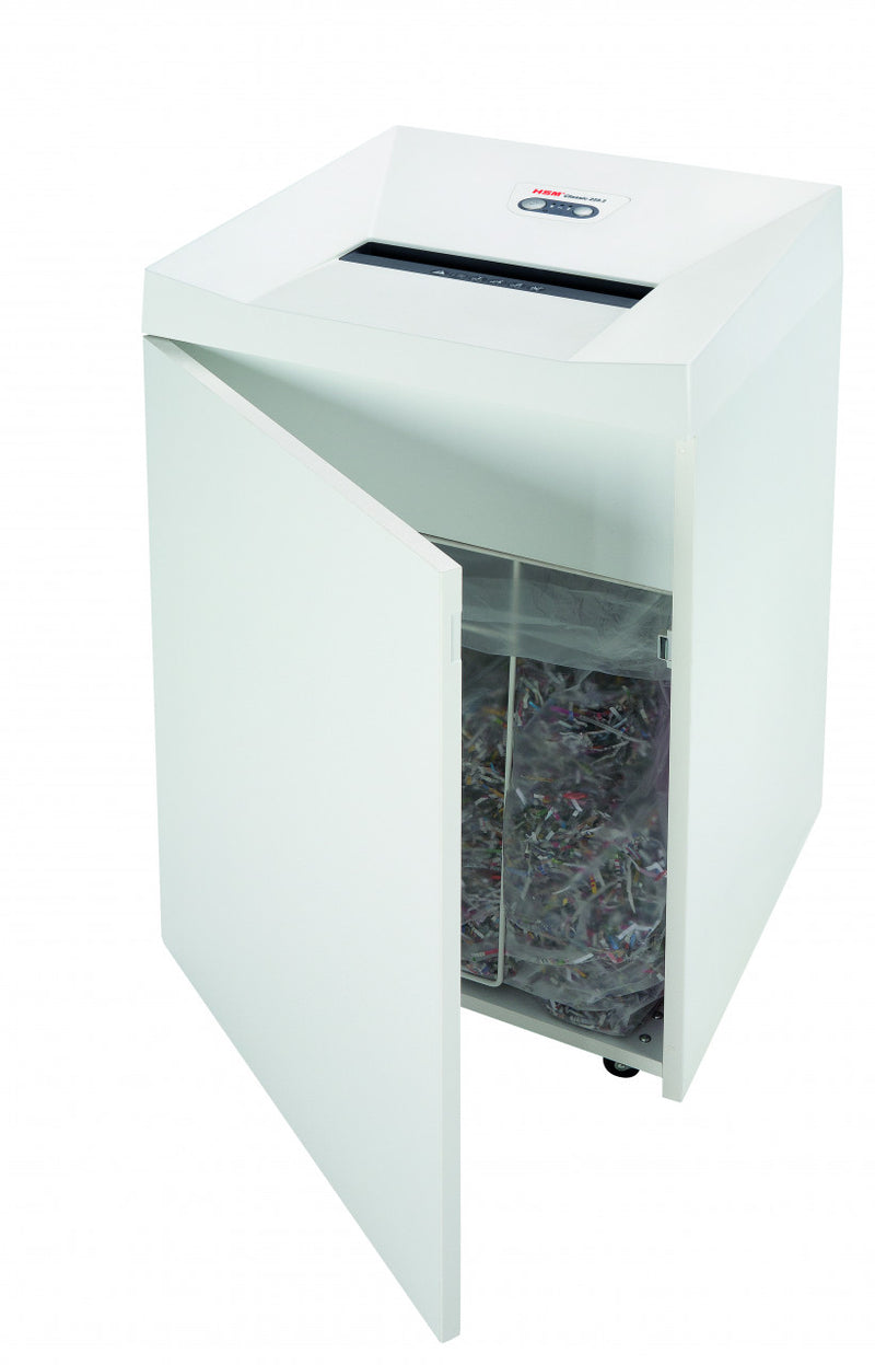 HSM Classic 225.2 Level P-7 Cross Cut Shredder with Automatic Oiler