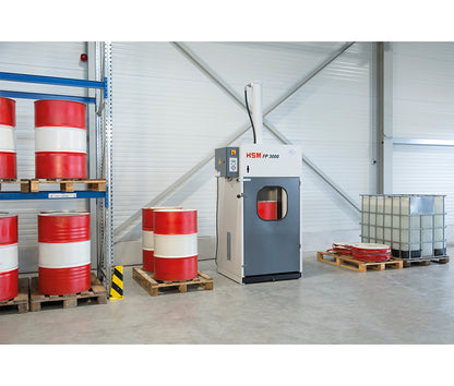 HSM FP 3000 Barrel Press for Efficient Barrel Compressing and Waste Management Solutions