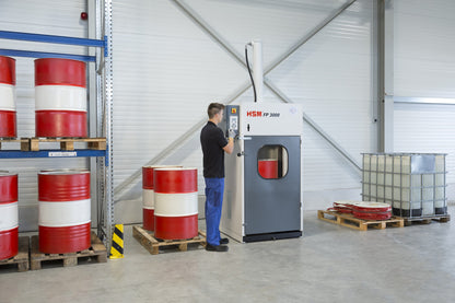 HSM FP 3000 Barrel Press for Efficient Barrel Compressing and Waste Management Solutions