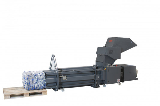 HSM CP 4988 Cursher and Baler Combinatio for PET Beverage and Aluminium Cans