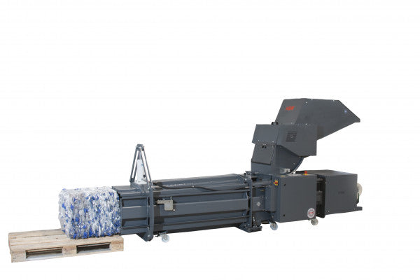 HSM CP 4988 Cursher and Baler Combinatio for PET Beverage and Aluminium Cans