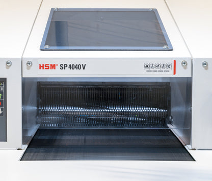HSM Powerline SP 4040 V - 1/4 x 2 Industrial Shredder and Baler - HSM3514