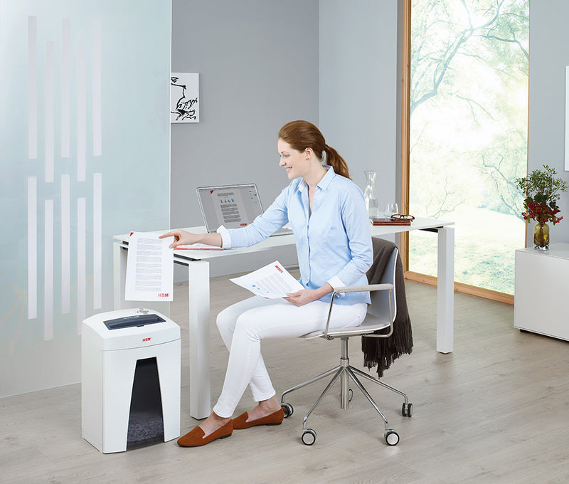 HSM SECURIO B22 1/4 Inch Strip Cut Document Shredder - HSM1831