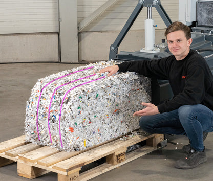 HSM Powerline SP 5088 - 7/16 x 1 1/2 - 3 5/32 Industrial Shredder and Baler - HSM365511