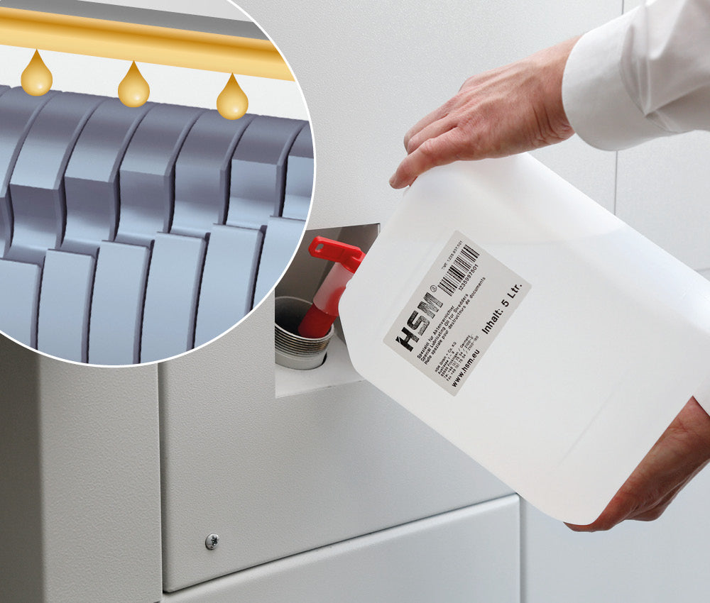 HSM Powerline FA 500.3 - 1/16 x 5/8 Industrial Shredder - HSM1993