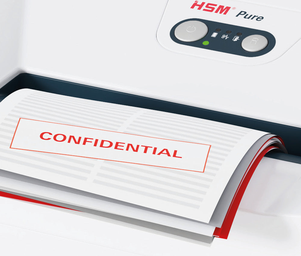 HSM Pure 120 5/32 x 1 Cross Cut Document Shredder - HSM2313