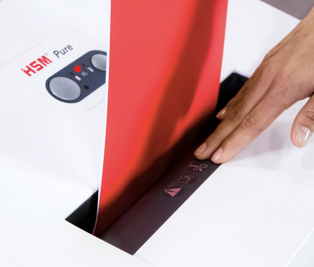HSM Pure 120 5/32 x 1 Cross Cut Document Shredder - HSM2313