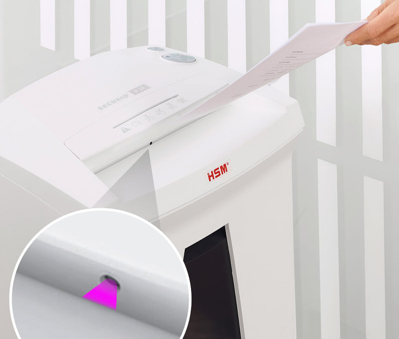 HSM SECURIO B22 1/4 Inch Strip Cut Document Shredder - HSM1831